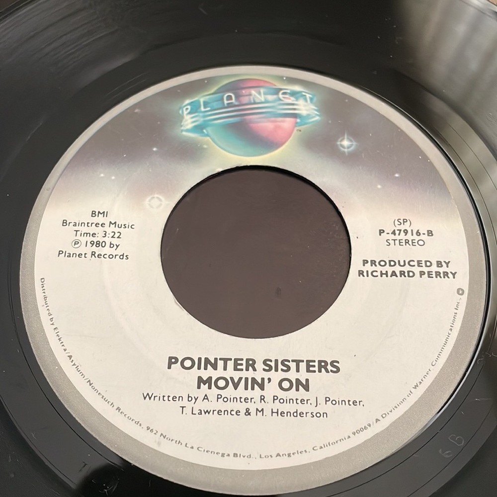 45 RPM Pointer Sisters 1980 - Picture 4 of 5